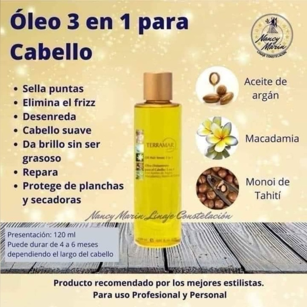 Terramar 3-in-1 Hair Oil